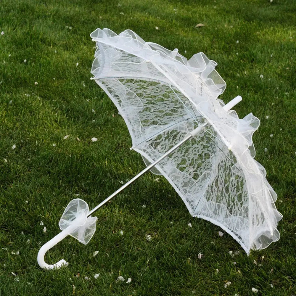 Floral Lace Bridal Parasol – Wedding & Photography Accessory
