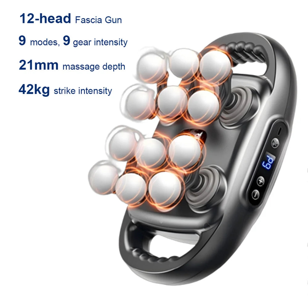 Multi-Head Body Massage Gun