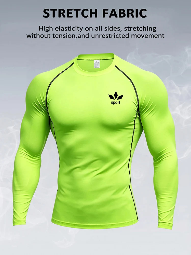 Men's Long-Sleeve Quick-Dry Training Shirt