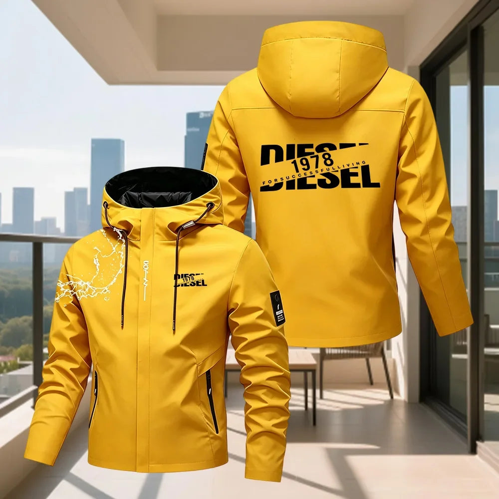 Men's Hooded Waterproof Rain Jacket