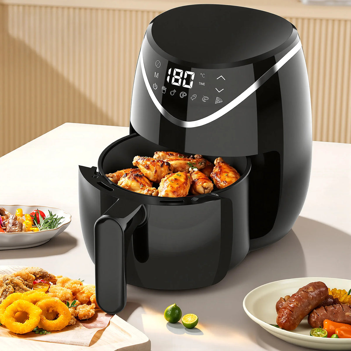 OYAJIA CY-2001-EA 2.8 L Air Fryer with 6 Presets
