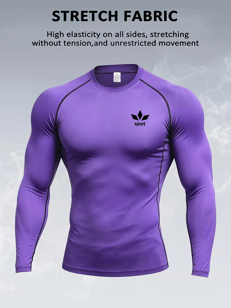 Men's Long-Sleeve Quick-Dry Training Shirt