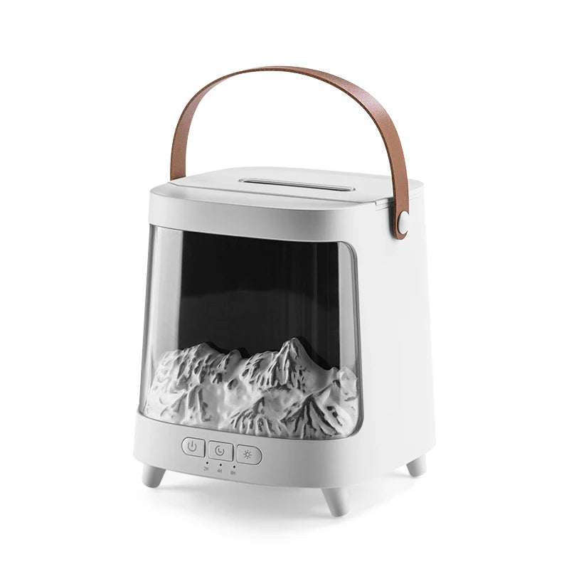 Aurora Flame-Effect USB Humidifier & Aroma Diffuser with Remote
