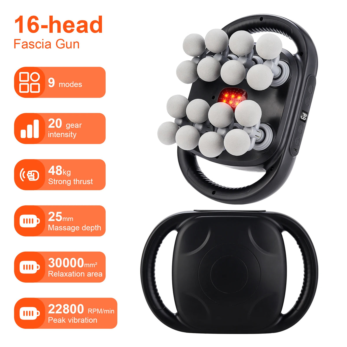 Multi-Head Body Massage Gun