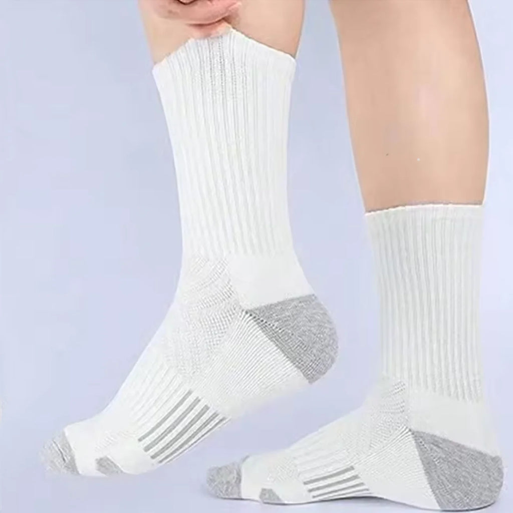 Men's Mid-Crew Cotton Athletic Socks