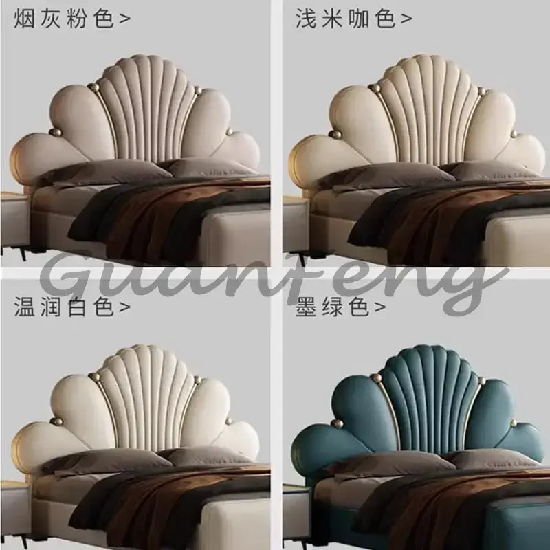 Modern Bed Frame with Air-Pressure Lift Structure
