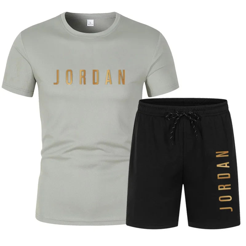 Men’s Two-Piece T-Shirt and Shorts Set