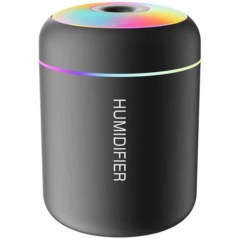 Mini USB Humidifier with Mist and Light, 180 ml