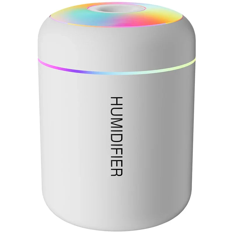 Mini USB Humidifier with Mist and Light, 180 ml