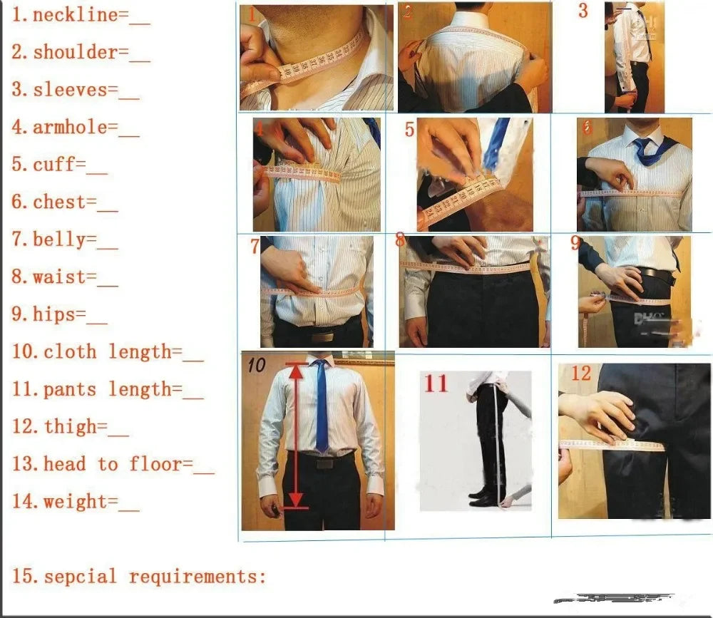 Men's Slim-Fit 3-Piece Wedding Suit Set | Model Pink
