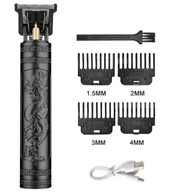 Cordless USB Hair Clipper with Stainless Steel Blade