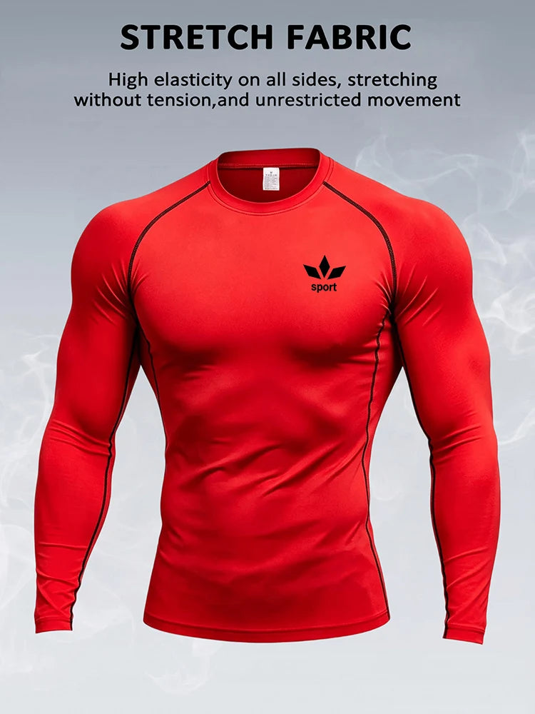 Men's Long-Sleeve Quick-Dry Training Shirt