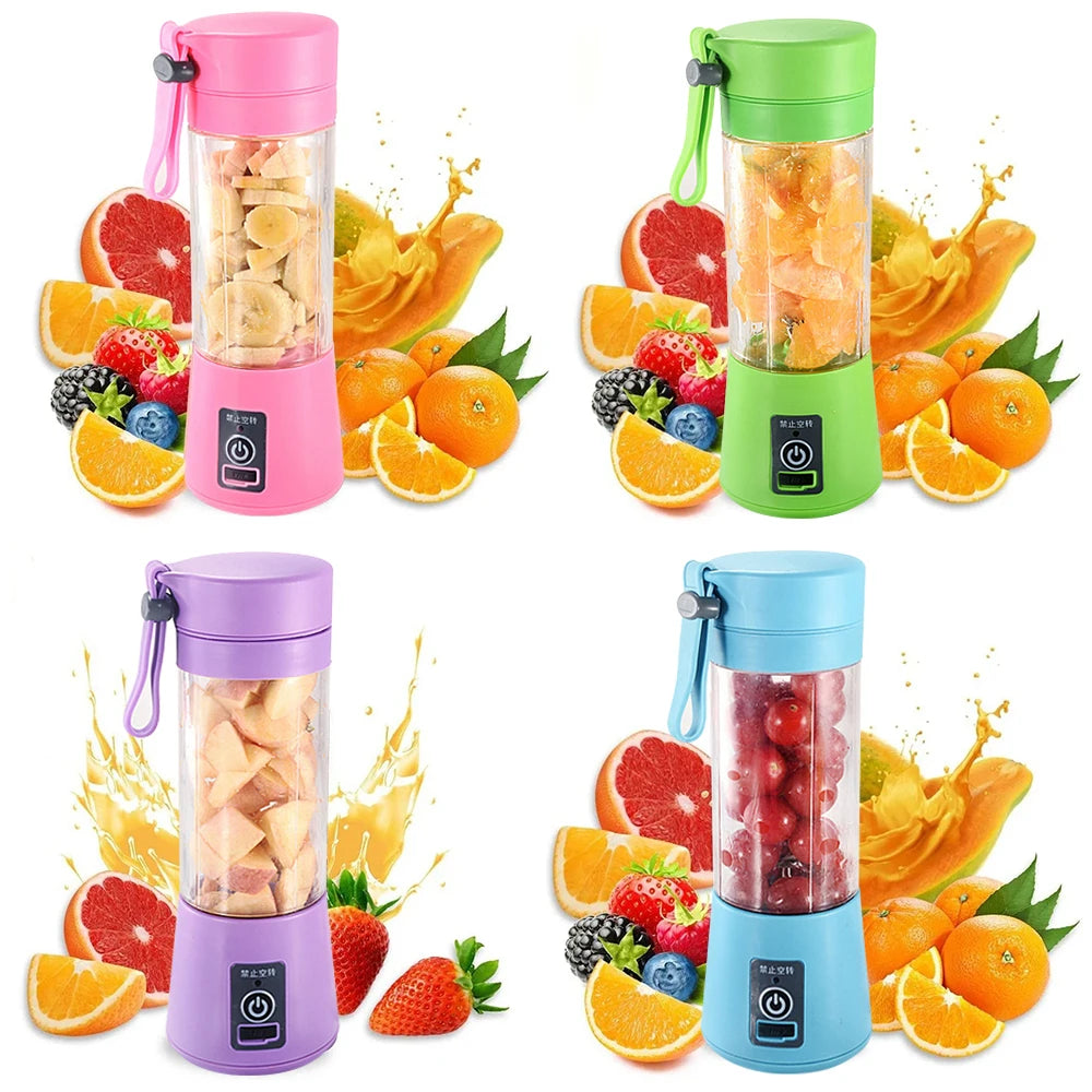Portable USB Rechargeable Personal Blender, 380 ml