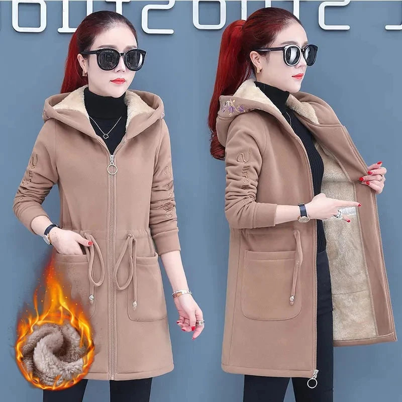 Women’s Hooded Padded Jacket – Autumn & Winter
