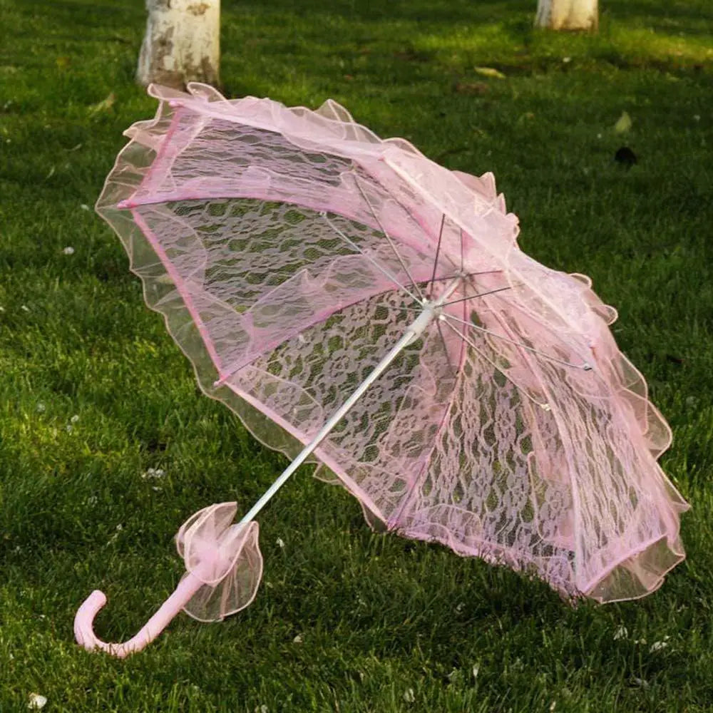 Floral Lace Bridal Parasol – Wedding & Photography Accessory