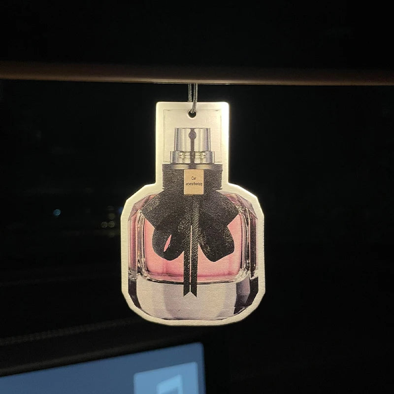 Pink Bow Car Air Freshener Pendant