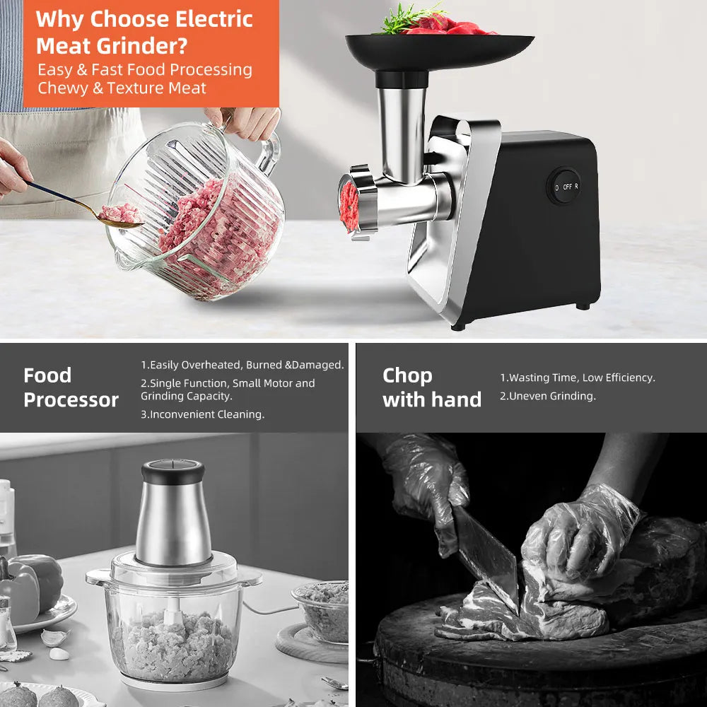 Betuyoo Electric Meat Grinder & Sausage Stuffer