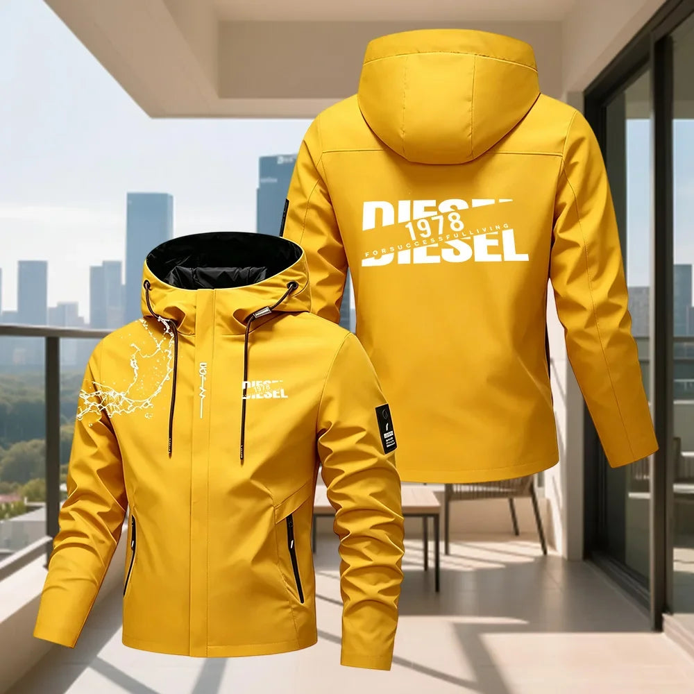 Men's Hooded Waterproof Rain Jacket