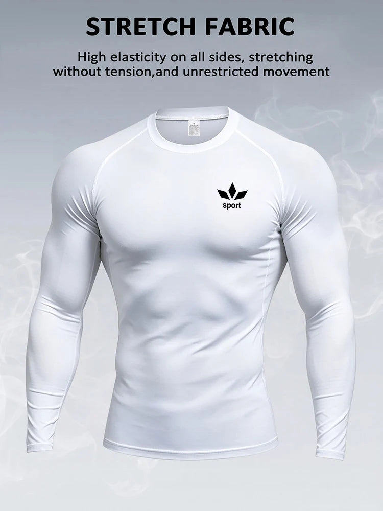 Men's Long-Sleeve Quick-Dry Training Shirt