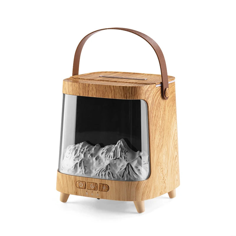 Aurora Flame-Effect USB Humidifier & Aroma Diffuser with Remote
