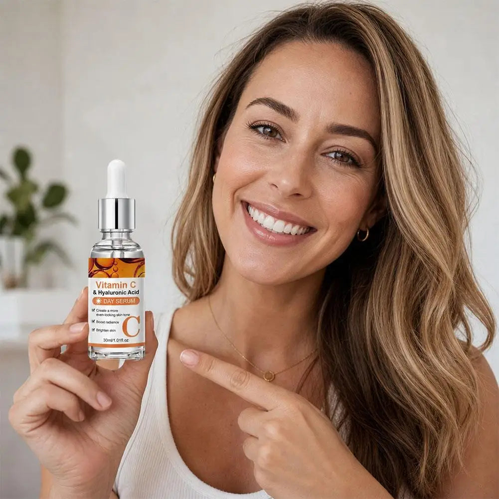 3-Piece Facial Serum Set with Vitamin C, Retinol & Hyaluronic Acid