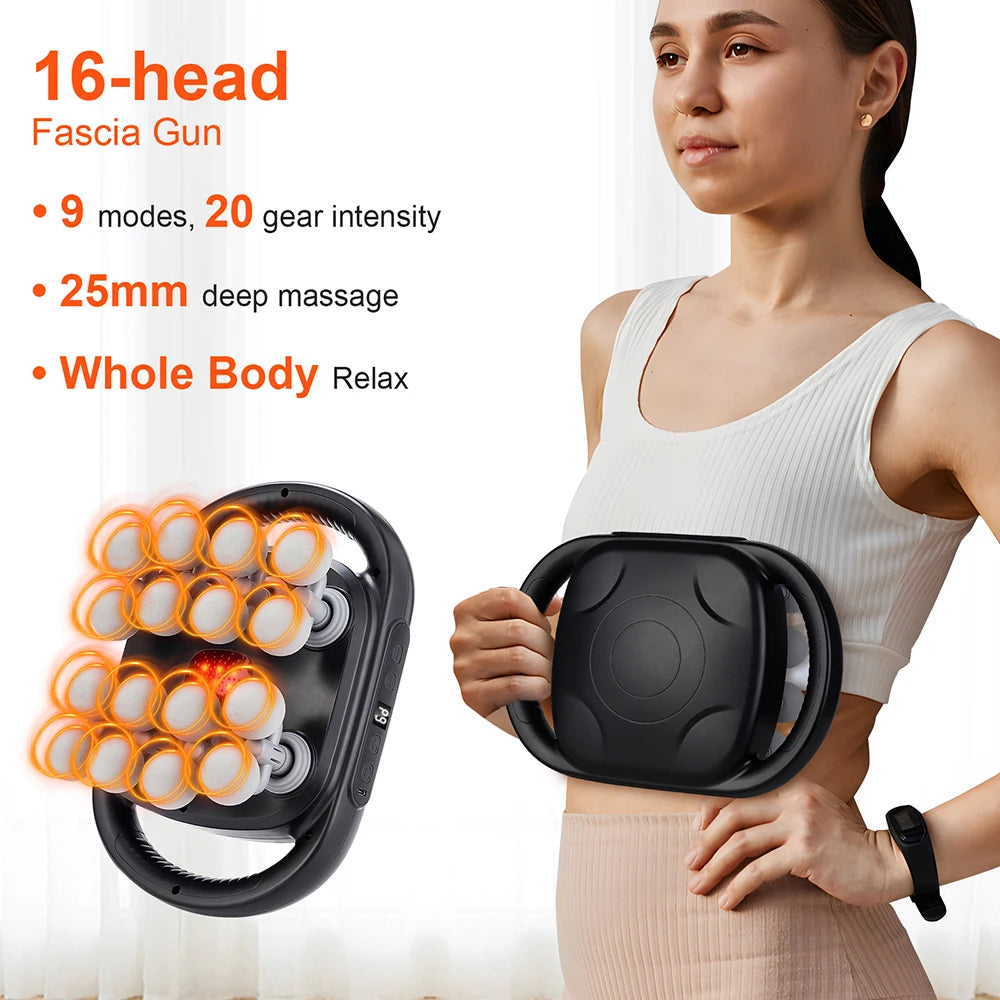 Multi-Head Body Massage Gun