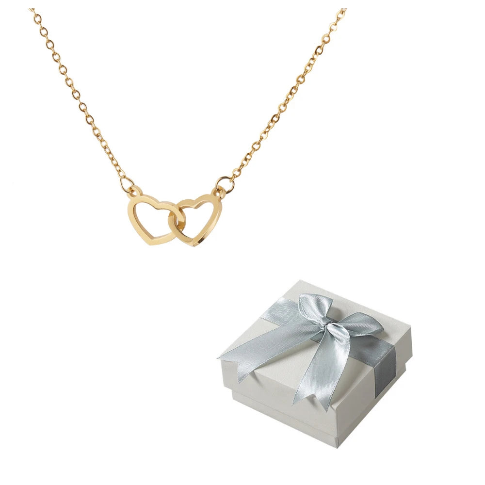 Personalized Rotating Heart Pendant Necklace